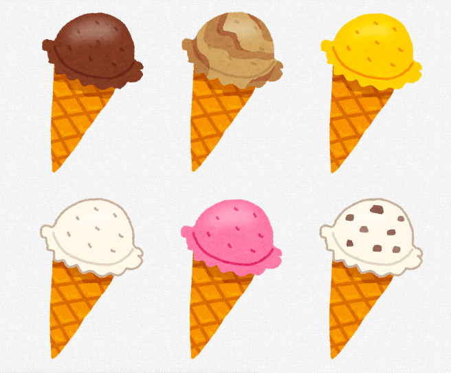 夏の季語 氷菓 アイスクリーム ソフトクリーム アイスキャンデー 氷菓子 セクト ポクリット